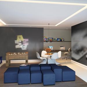 Artistic illustration of the Games Room