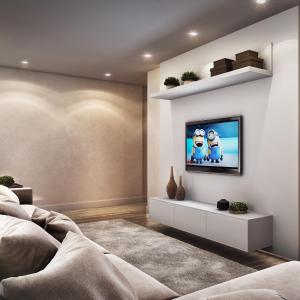 Artsy Family Room Illustration