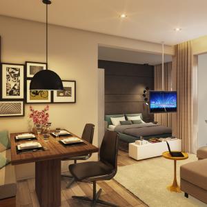Artistic illustration of Apt Expanded Living of 41m²