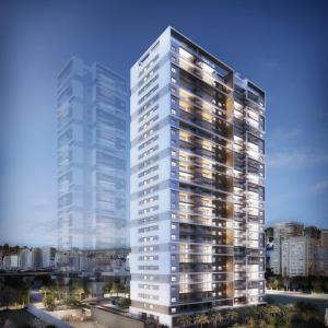 Artistic illustration of facade of Tower 2