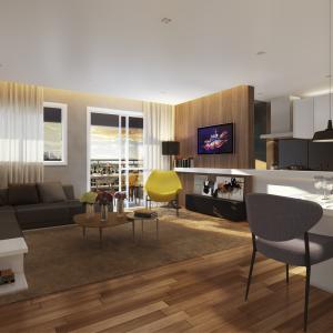 Artistic illustration of Apt Expanded Living of 77m²