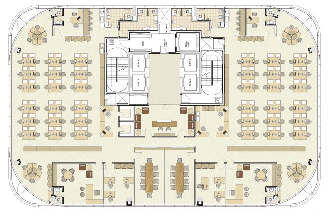 Floor plan with decoration suggestion Floor plan with decoration suggestion